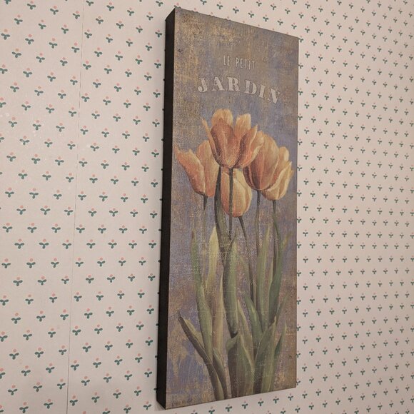 "Le Petite Jardin" Yellow Tulips Canvas Wall Art by Lisa Audit - Picture 2 of 16